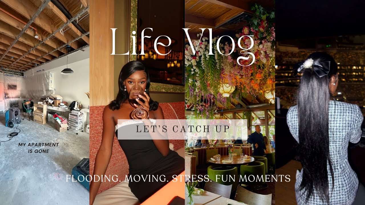 VLOG: A LOT Happened… Apartment Flood, Moving (Again), & Vegas Moments!