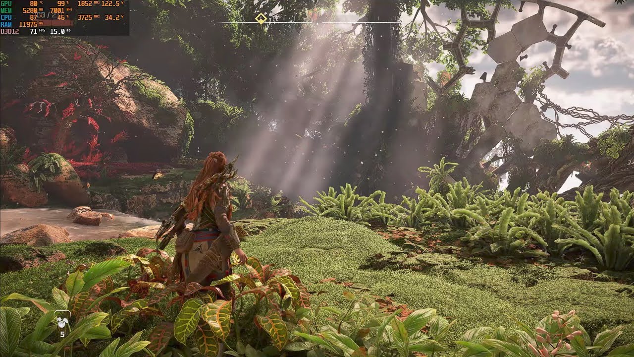 Horizon Forbidden West | Custom Settings 1080p | RTX 3060 Laptop - AMD R7 5800H | Gameplay