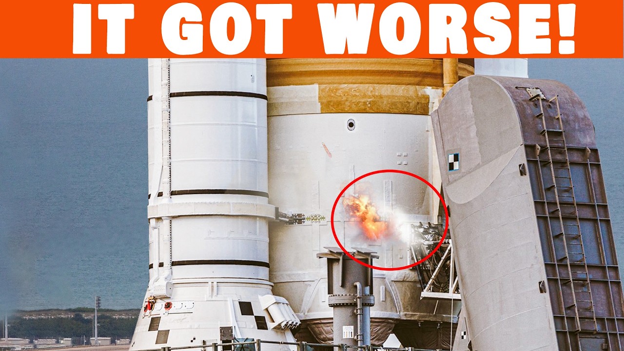 Disaster! NASA SLS Leaked during Test Delayed Artemis II. SpaceX Starship Better...