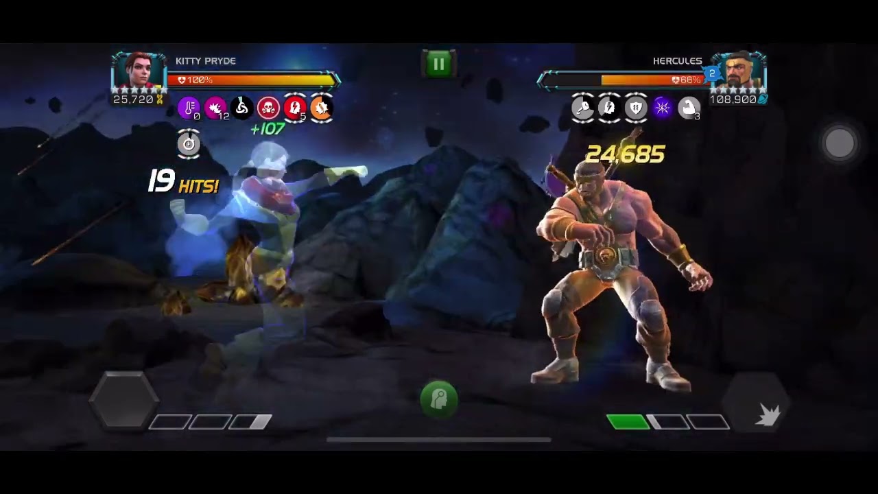 Eternity of Pain Kitty Pryde VS Hercules