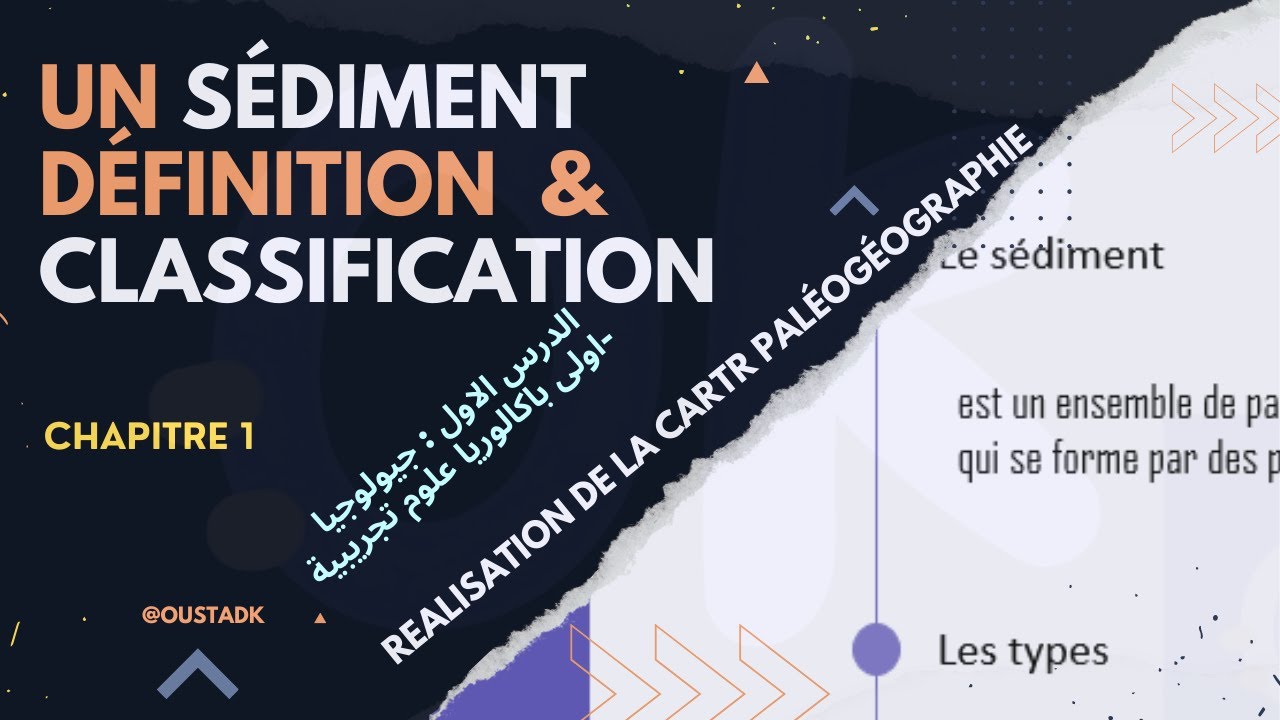 1BAC SE |   Chapitre I :  Les sédiments détritiques (paléogéographie)