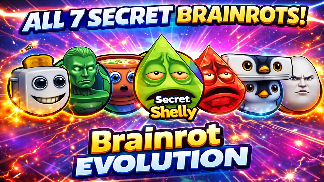 Brainrot Evolution All 7 New Secret Brainrots: Shelly, La Eggo Bolunita, Tong Tong Sahur & More