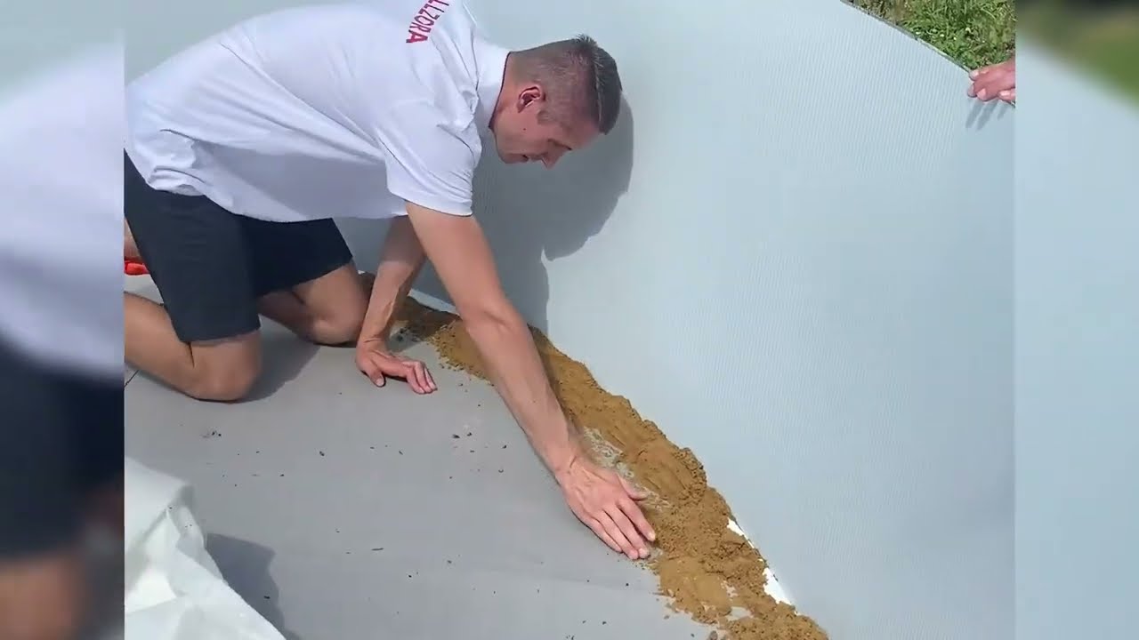 Tutorial of making Above Ground Steel Wall Pool Azuro