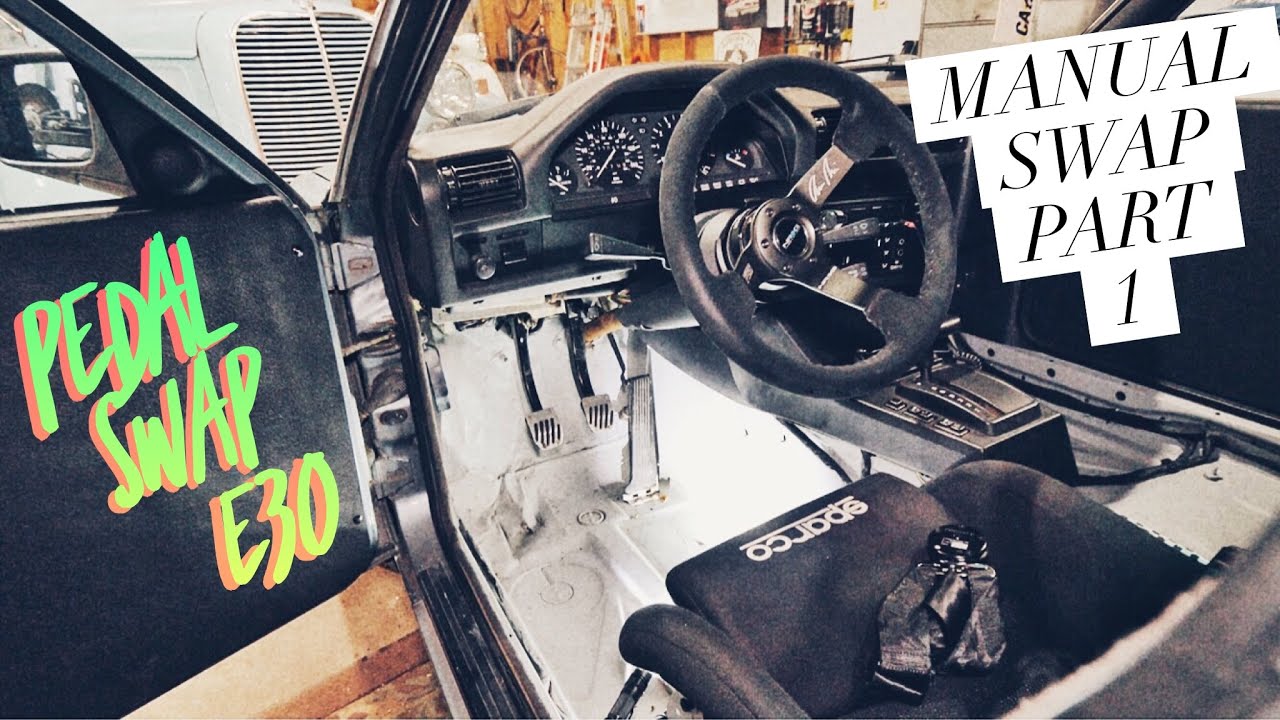 MANUAL SWAP BMW E30 PART 1 PEDALS [4K]