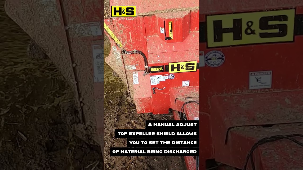 H&S Manufacturing Top Shot Manure Spreader Expeller System