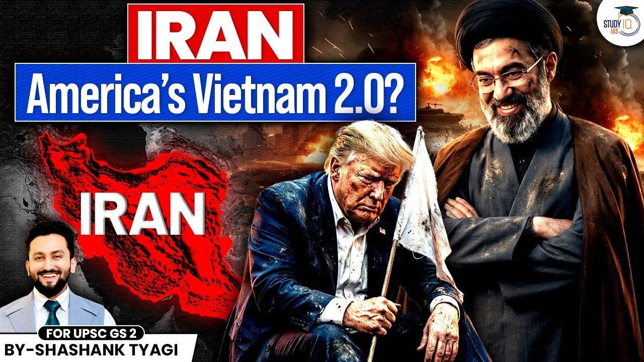 Is Trump Ready to Lose Iran War?| Strait of Hormuz Choked America&rsquo;s Military Power? | StudyIQ IAS