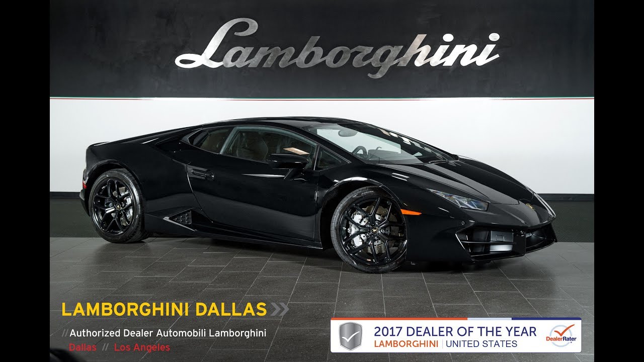 2017 Lamborghini Huracan LP 580-2 Nero Noctis 17L0023