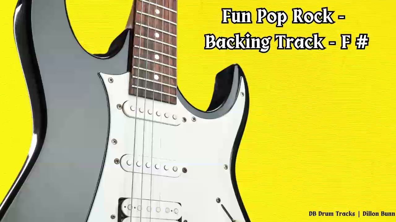 Fun Pop Rock - Backing Track - F Sharp - 105 BPM