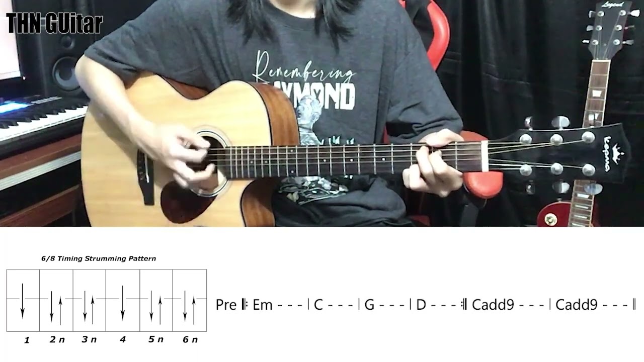 Idiots - မထိုက်တဲ့အလင်း Intro + Full rhythm guitar playthrough (Cover) With tab note
