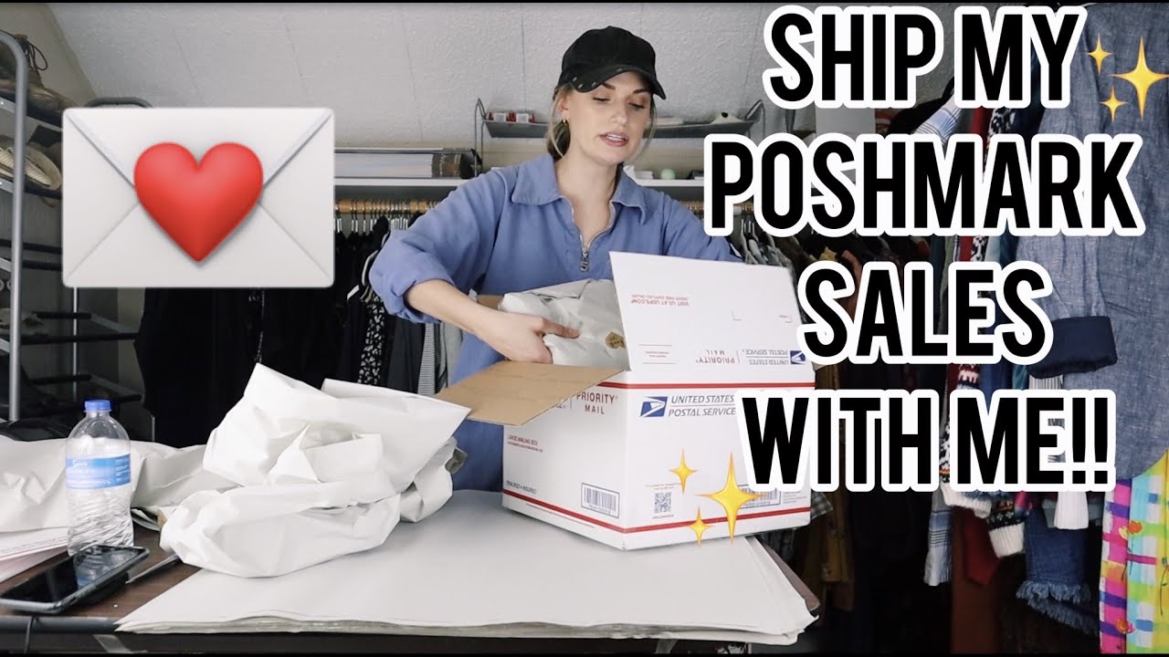 $1,228 in Sales on Poshmark - Ship With Me and See What Sold Fast!!