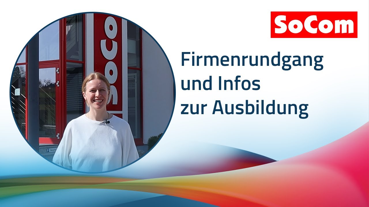 Firmenrundgang bei SoCom und Informationen zur Ausbildung