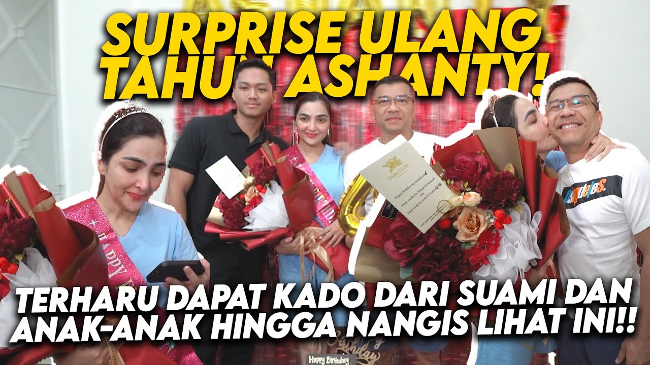 KESERUAN SURPRISE ASHANTY!! KEHADIRAN MILEN HINGGA KELUARGA RAYAKAN KECIL-KECILAN DI JAM 12 MALAM!!