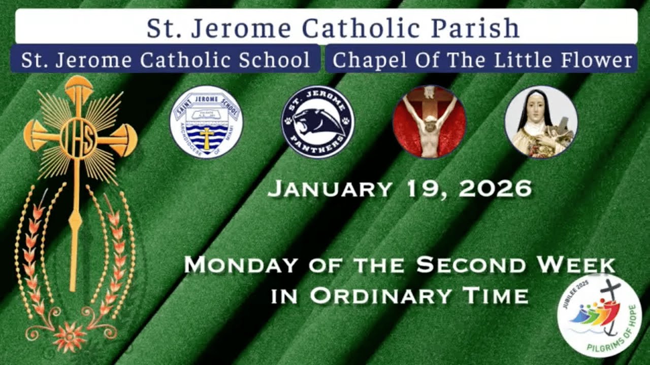 Catholic Mass Today | Daily Mass |  St. Jerome Catholic Church and School Live Stream