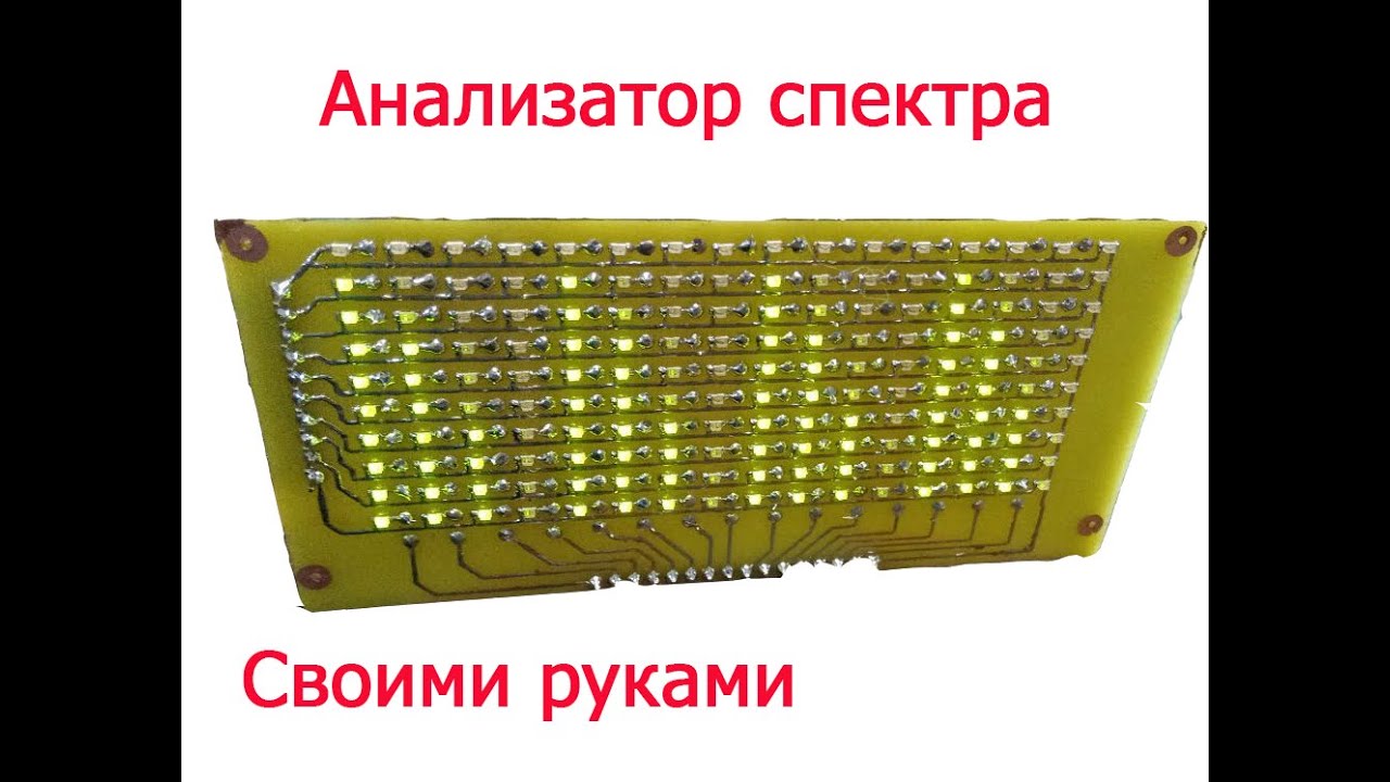 Простой анализатор спектра звукового сигнала.
