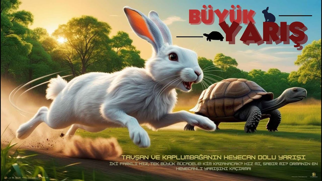 Kaplumbağa 🐢 ve Tavşan Masalı 🐇 I İncili Masallar