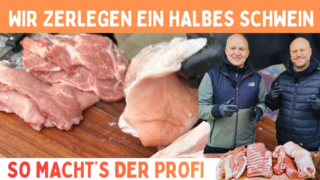 „Fleischermeister zeigt: So zerlegt man ein halbes Schwein Schritt für Schritt 🔪🐖“