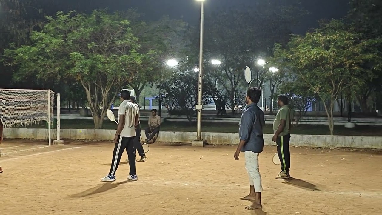 Ball badminton match @KCT court today 