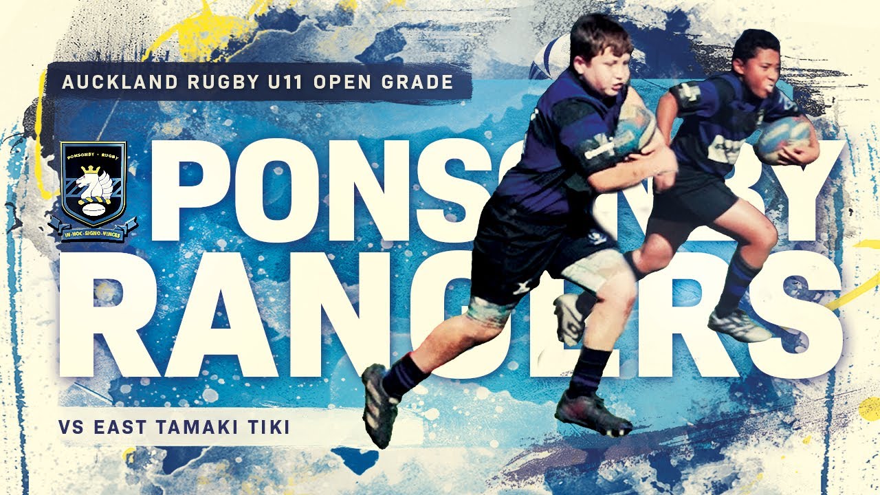 U11 | Ponsonby Rangers vs East Tamaki Tiki | Junior Rugby Highlights