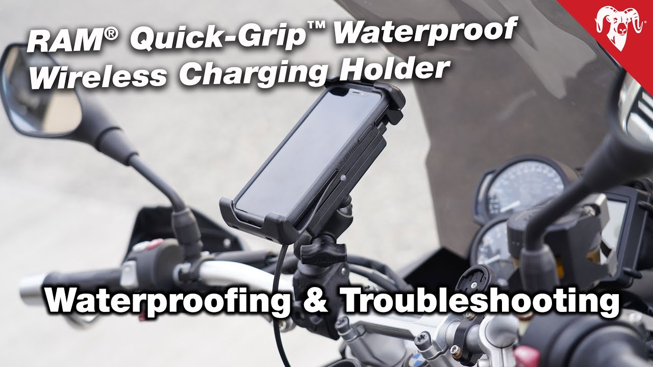 RAM® Quick-Grip™ Wireless Charger - How to Setup, Waterproofing & Troubleshooting