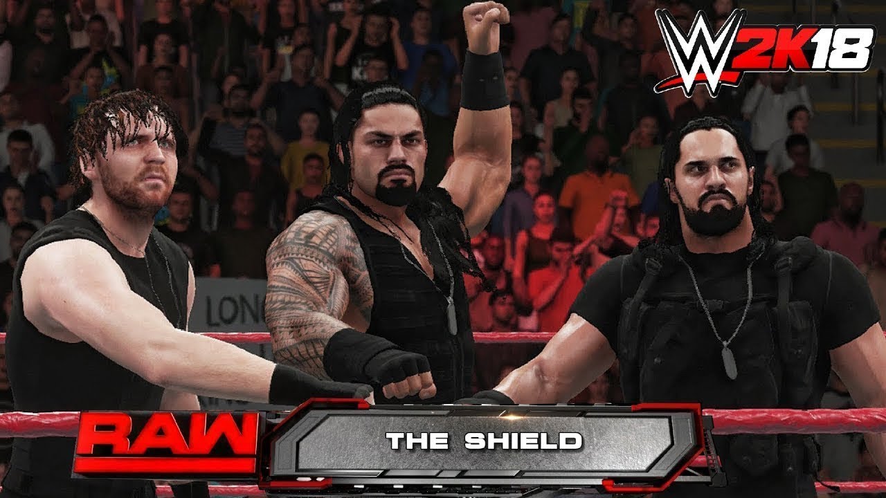 #WWE2K18 / شرح كيف تسوي طقم ذا شيلد ( بالدروع )