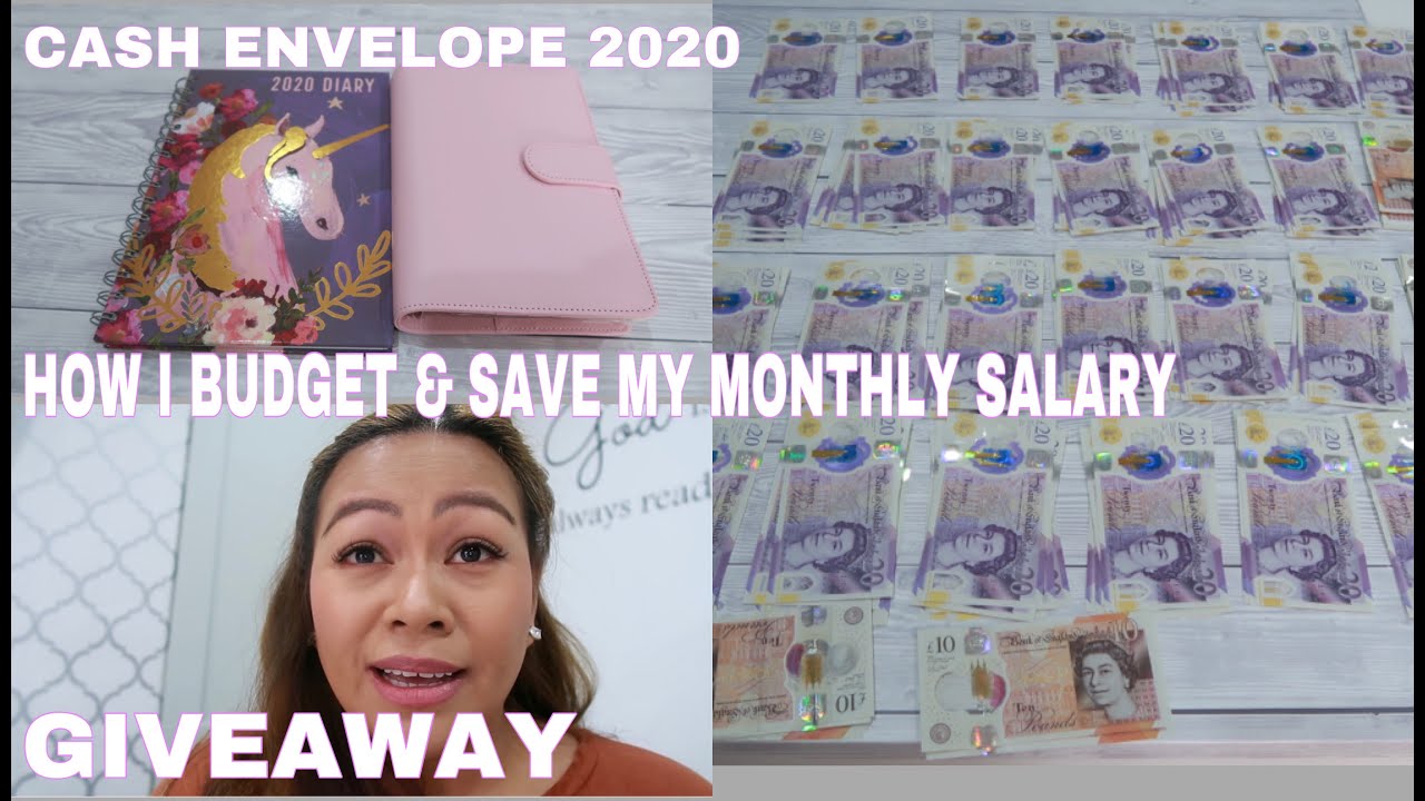 HOW I SAVE & BUDGET MY MONTHLY SALARY | CASH ENVELOPE 2020