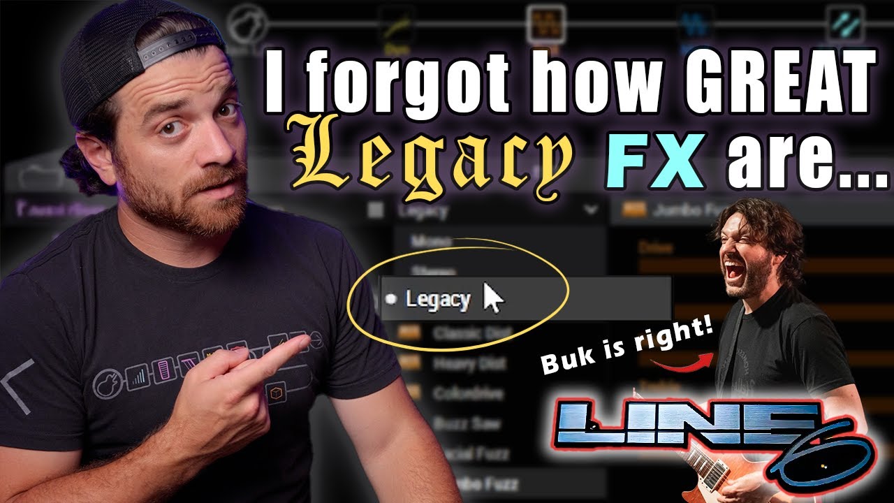 I tried Line 6's OUTDATED Legacy FX in Helix, Stadium, HX Stomp & HXFX... – Inspired by Tom Bukovac
