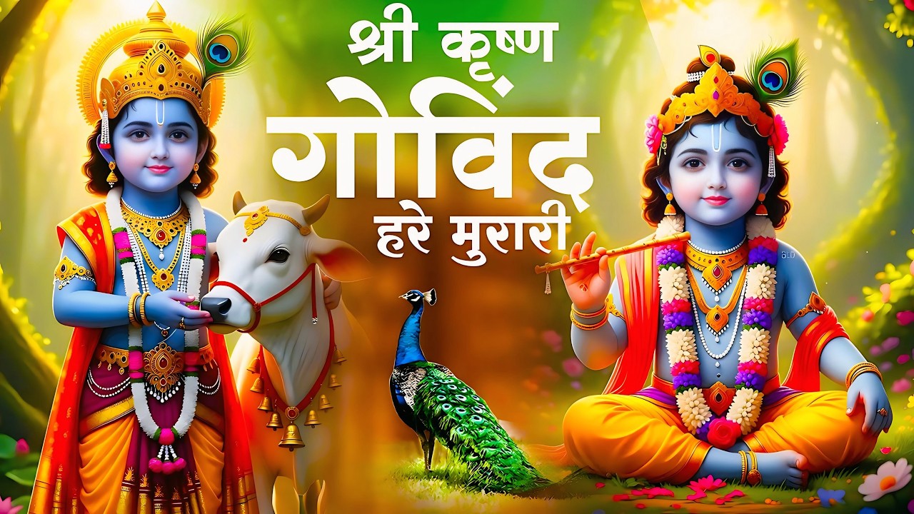 कृष्ण प्रेमियों के लिए खास 🙏 | Shree Krishna Govind Hare Murari | Viral Bhajan #krishan_bhajan