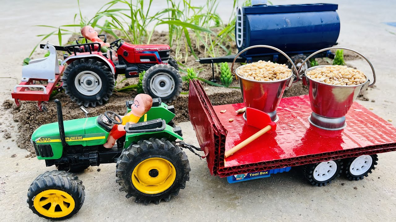 Science Project 03 | John Deere 5310 Tractor 🚜 attached for wheat farming and crop production