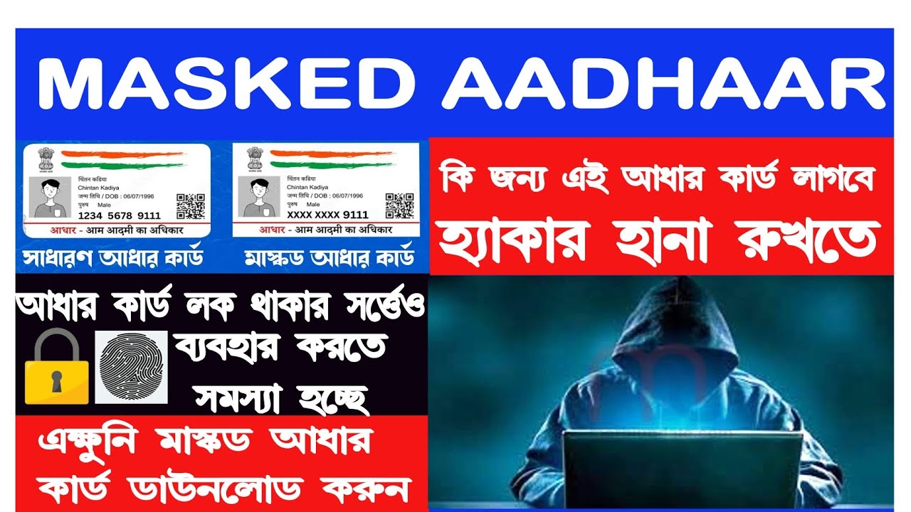 What is Masked Aadhar | How to protect your data using the masked aadhar features |