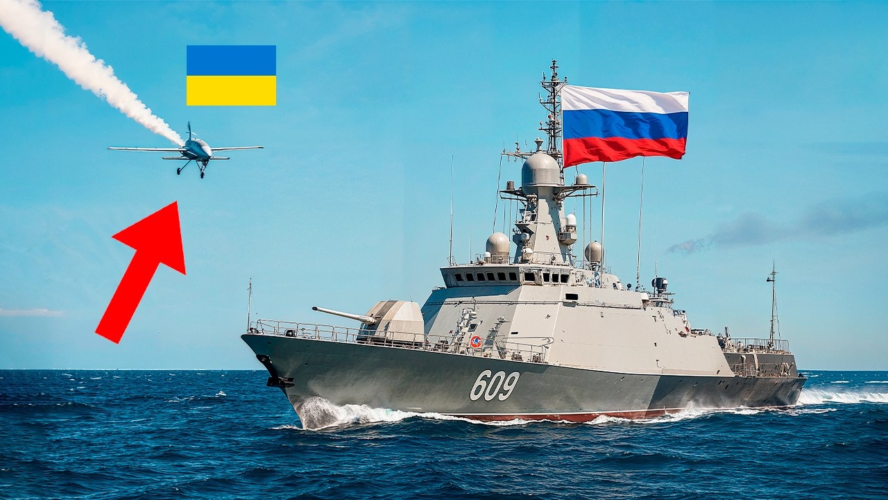 Drones ucranianos ATACAN un barco ruso… y pasa lo IMPENSABLE