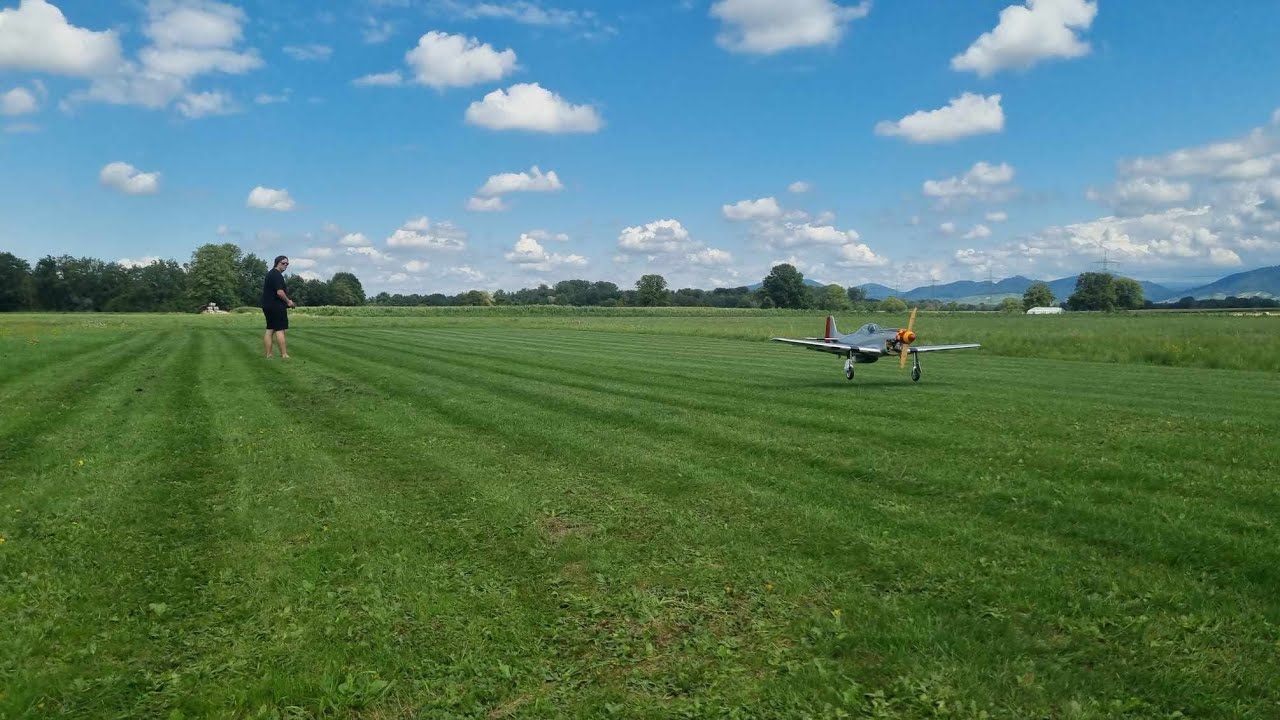 Hangar 9 P51 Mustang 60cc with Roto 85fsi 