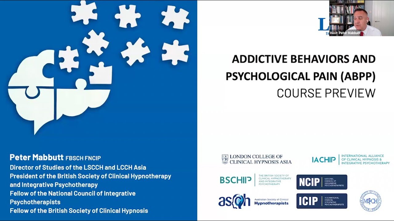 Unlocking the Roots of Addiction: A Specialist Hypnotherapy Course with Peter Mabbutt | LCCH Asia