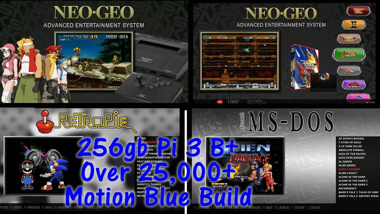 Kitchen Sink Every Retro System in One - 25,000+ Game Pi Build