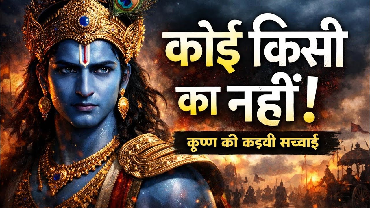 “संसार में कोई किसी का नहीं होता | Krishna Motivational Speech | Geeta Saar”