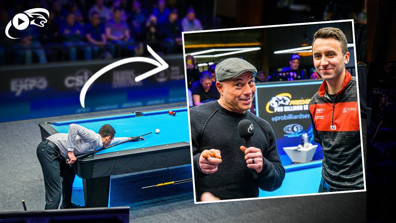 JOE ROGAN commenting on FEDOR GORST's match ▸ World 10-Ball Championship 2023