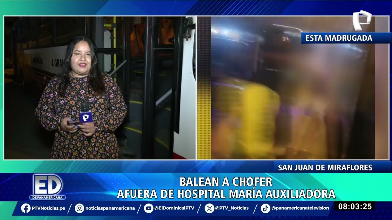 Asesinan a balazos a conductor en plena ruta y con pasajeros a bordo en SJM
