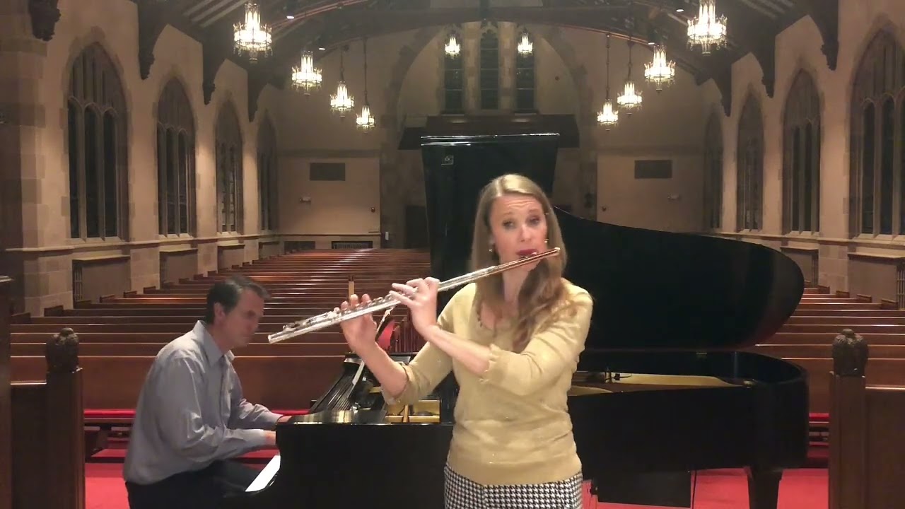 Siciliano by Bach, BWV 1031, The Mazzoni Duo, Jennifer Mazzoni, Flute and Matthew Mazzoni, Piano