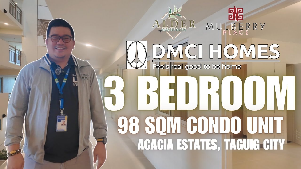DMCI Homes 3 Bedroom Condo Unit | 98 sqm | Unit Tour
