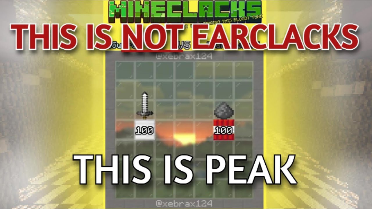 MINECRAFT WEAPONBALLS REACTION