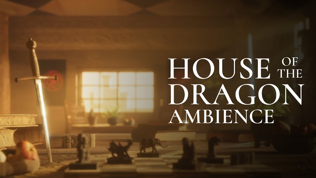 House of the Dragon - Game of Thrones Ambience ASMR- King's Landing - Targaryen background Medieval