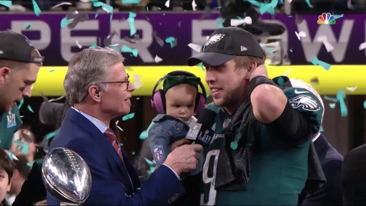 Philadelphia Eagles Super Bowl LII Lombardi Trophy Presentation | NFL Highlights