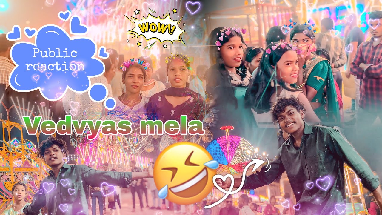 Vedvyas mela 🎉 girls reaction  🫡 full funny 🤣 #ganeshlakra ￼