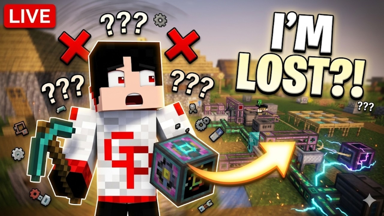 🔴 Minecraft Project Infinity 0.1 | I&rsquo;m Completely LOST 😅 | Guruji Plays