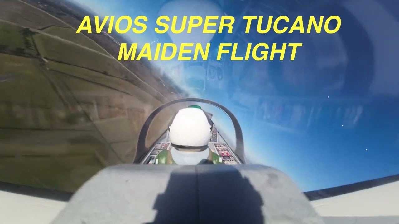 B-Roll Super Tucano FPV Maiden Flight 1080p30