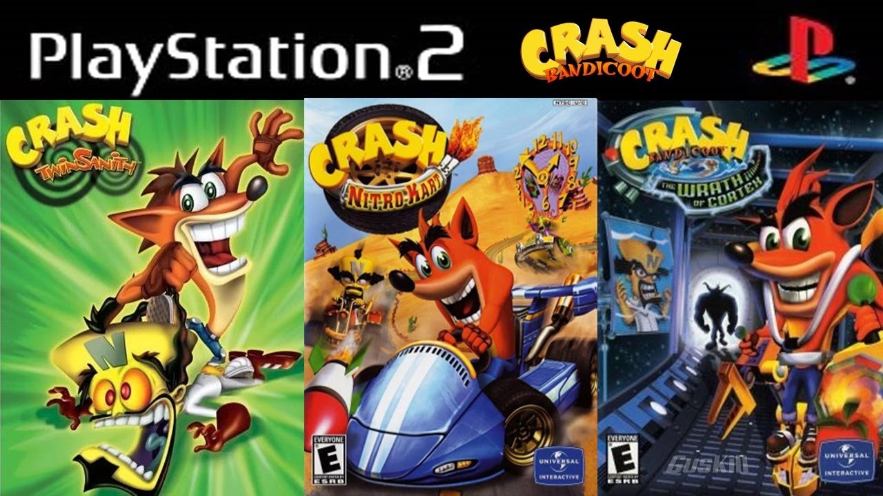 Все игры Crash Bandicoot на PS2