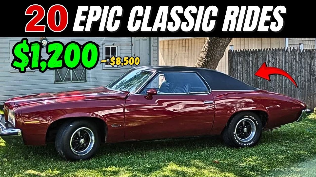 Starting at Just $1,200! 20 Tough Classic Cars & Trucks!