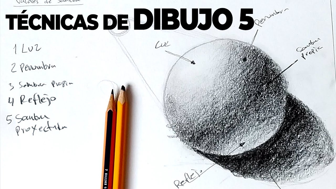 Técnicas de Dibujo 5 Ultimo Tutorial y Final Luz Sombra y Volumen