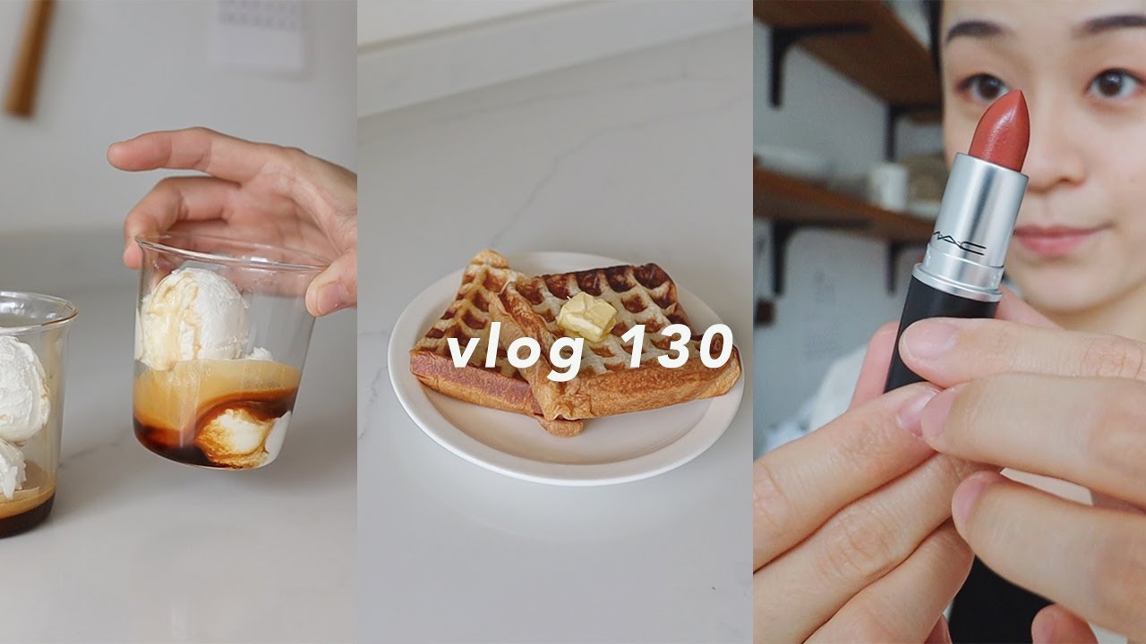 VLOG 130 | 🥓肥牛麻酱拌面 | 椰子阿芙佳朵 | 听书app推荐 | 新加坡日常