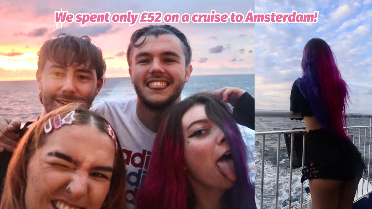 Cruising from Newcastle to Amsterdam!! | Holiday VLOG | Day 1 🛳️💜
