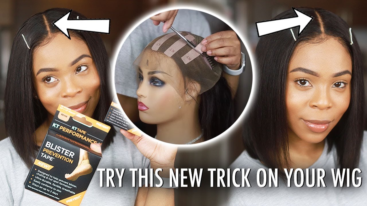 TRY THIS METHOD to hide the knots on your lace  front wig NEXT TIME !!! | DivasWigs